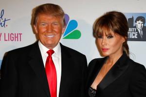 NEW YORK-MAY 20: Donald Trump and wife Melania 